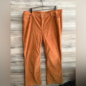 Soft Sorroundings Flare Leg Pants High Waist Copper
